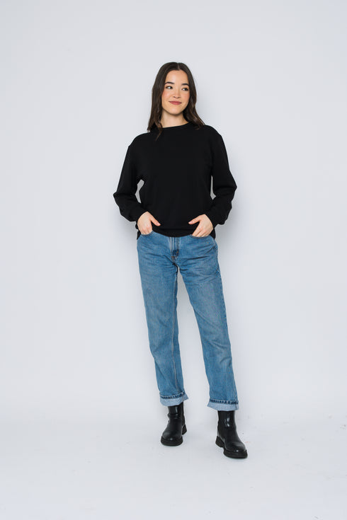 Jenna-Luxe Fleece Crew